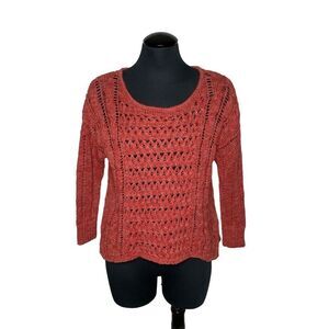 American Eagle Cable Knit Cotton Sweater - Women’s S